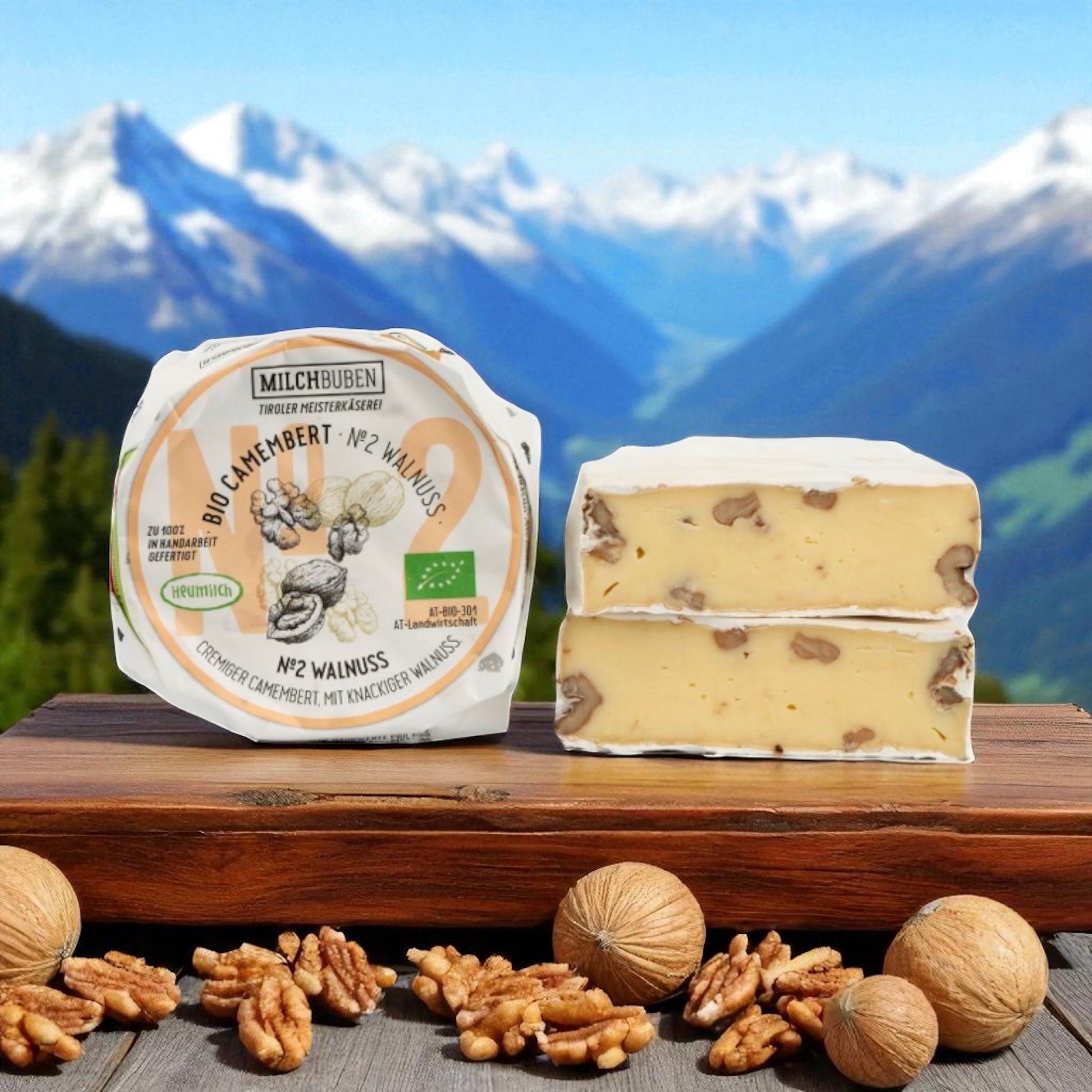 Camembert biologico alle noci 180 g